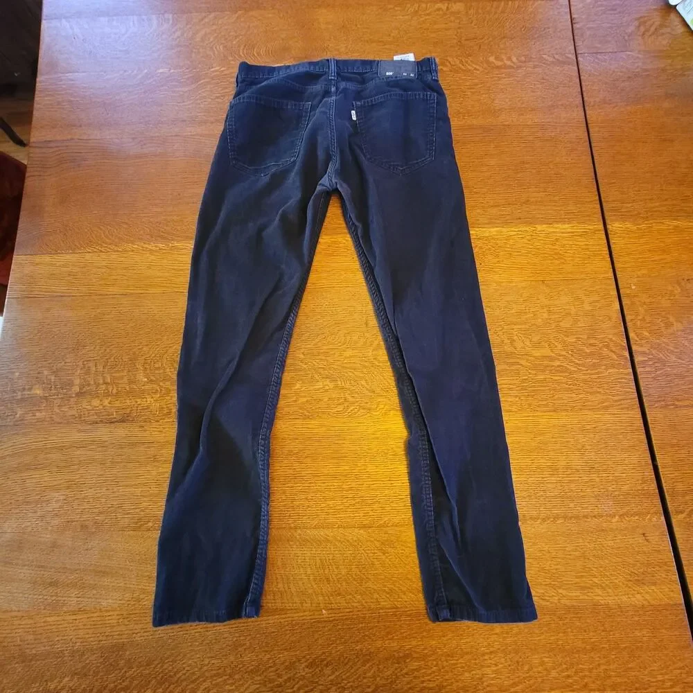 Levi's 508 Corduroy Jeans Dark Blue Straight Fit 32x32